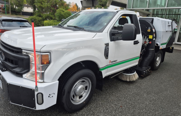 New Power Sweeper added to our maintenance fleet